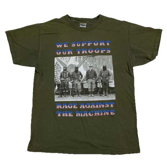 Rage Against The Machine Shirt VTG Style Tennessee River Tag Band Tee M - Picture 1 of 12